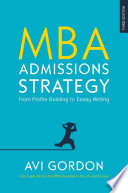 EBOOK: MBA Admissions Strategy: From Profile Building to Essay Writing