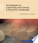Strategies in Learning and Using a Second Language