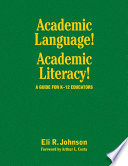 Academic Language! Academic Literacy!