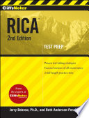 CliffsNotes RICA 2nd Edition