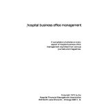 Hospital Business Office Management