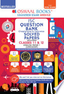 Oswaal ISC Question Bank Class 12 English Paper-1 Language Book Chapterwise & Topicwise (Reduce Syllabus) (For 2022 Exam)