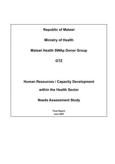 Financial management + tracer study + malawi