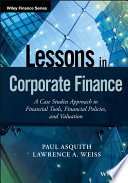 Lessons in Corporate Finance