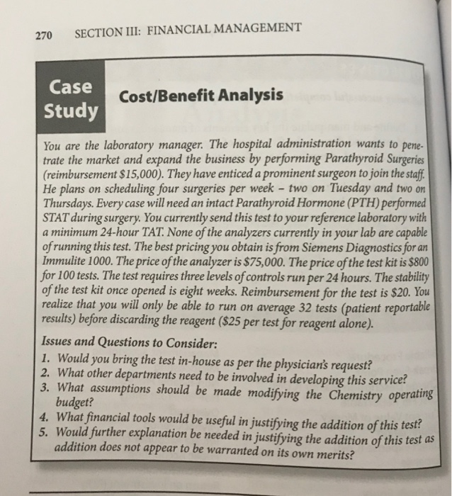 Financial management case study questions and answers