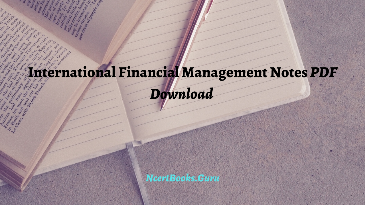 International financial management study guide pdf