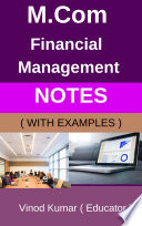 M.Com Financial Management Notes