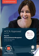 ACCA Options P4 Advanced Financial Management Study Text 2014