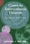 Cases in International Finance