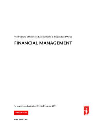 Financial management study guide pdf
