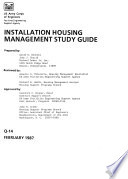 Installation Housing Management Study Guide
