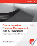 Oracle Hyperion Financial Management Tips And Techniques