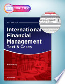 Taxmann’s International Financial Management | Text & Cases – Detailed treatise of important concepts, practical application with solved examples (both numerical & theoretical), case studies, etc.